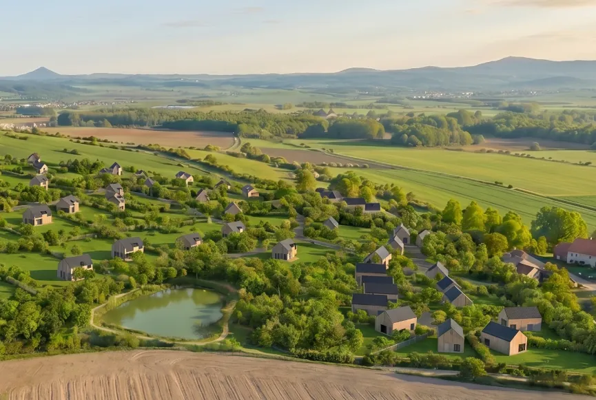 Studenka Hills residential project, Bakov nad Jizerou — visualisation